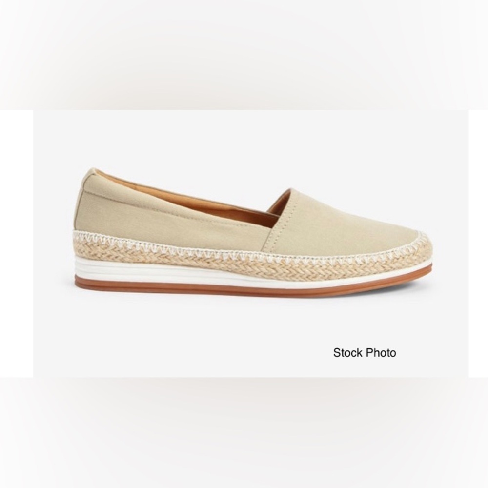 comfortview Espadrille Slip-On Flats Wide Toe The Spencer Flat Size 12